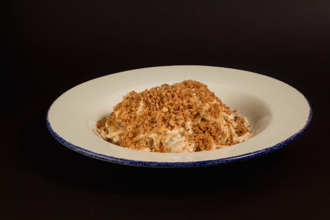 Spaghetti Parmigiano Tartufo E Prosciutto